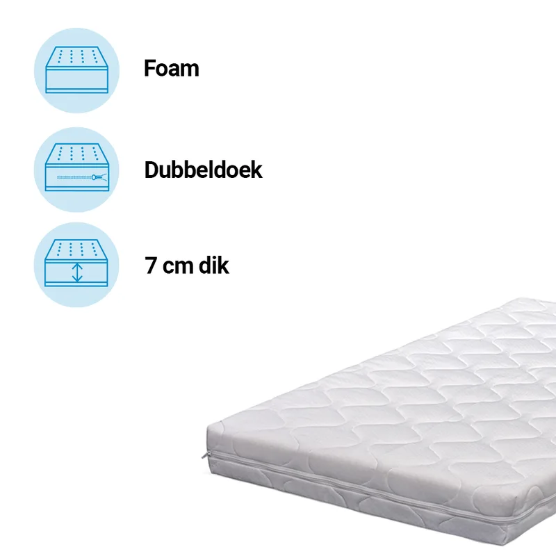 Matras Wieg Best Sleep 40x90 Comfort Superior van Best Sleep – productfoto