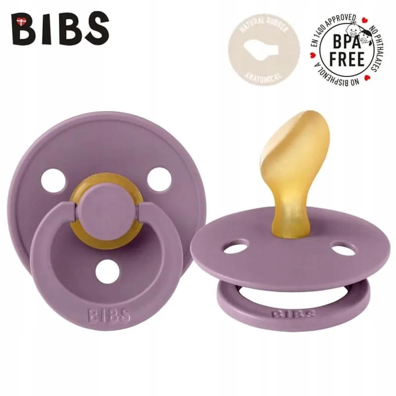 Anatomische Speen M (6-18 maanden) - 1 Stuk van BIBS in Mauve – productfoto
