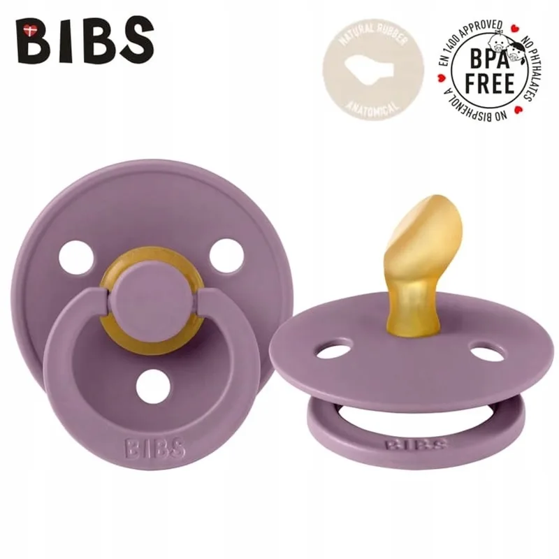 Anatomische Speen S (0-6 maanden) van BIBS in Mauve – productfoto