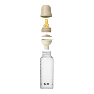 Babyflasche GLOW 270ml von BIBS in Beige, 7,7 × 6,5 × 23,1 mm – Produktfoto 2 von 3