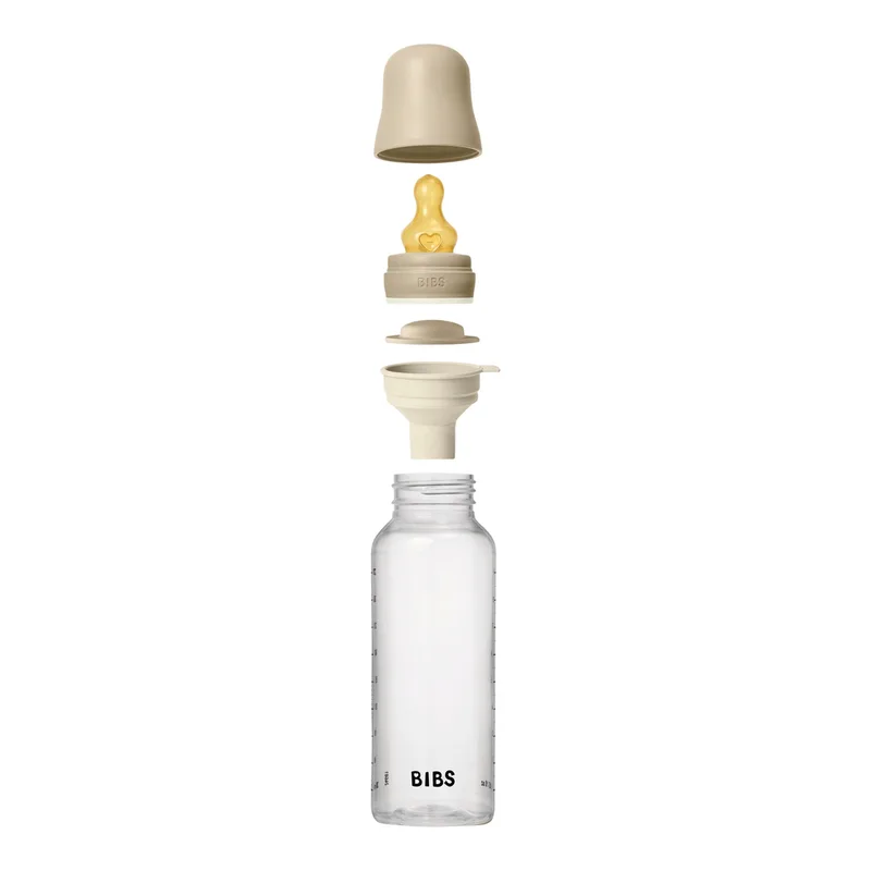 Babyflasche GLOW 270ml von BIBS in Beige, 7,7 × 6,5 × 23,1 mm – Produktfoto 2 von 3