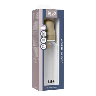 Babyflasche GLOW 270ml von BIBS in Beige, 7,7 × 6,5 × 23,1 mm – Produktfoto 3 von 3