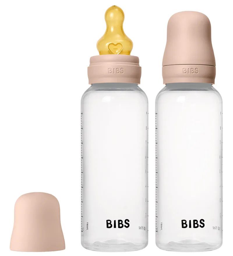 Babyflessen - 2-pack - 270 ml - PP/Latex - Blush de BIBS – photo produit