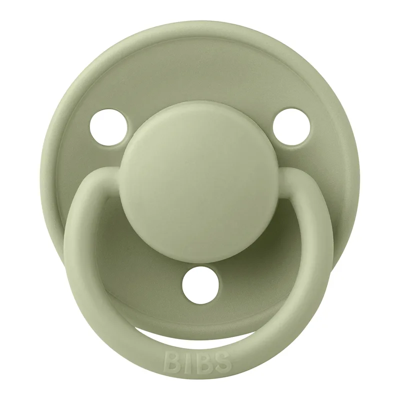 Bibs 2er-Pack De Lux Schnuller Latex, 0-6M by BIBS in Green, 4 × 4,5 × 5 mm – product photo