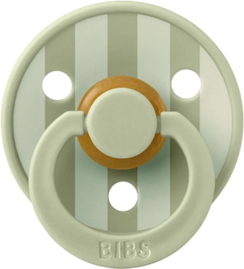 Bibs-Speen-Studio Line- Sage stripes- maat 1 (0-6 maanden) Sage van BIBS in Sage – productfoto