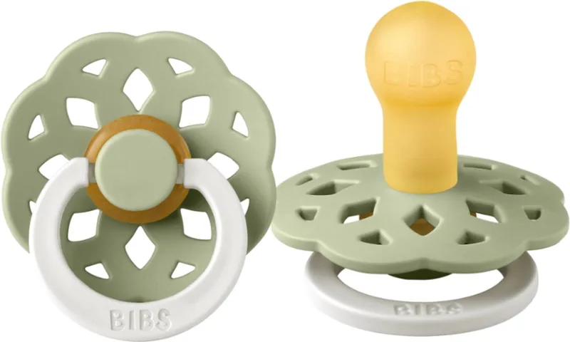 Boheme Glow In The Dark Sage 0-6 mnd Fopspeen 210270C by BIBS in Green – product photo