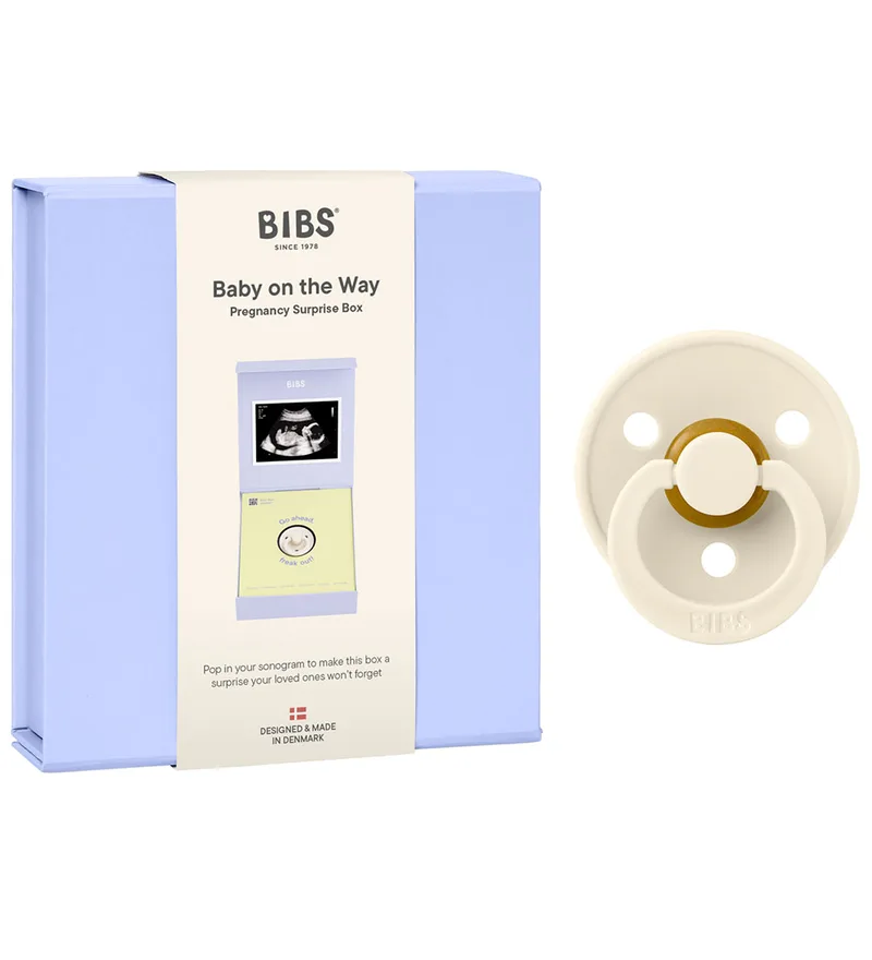 Cadeauset - Baby op De Way - Fopspeen - Maat 1 - Latex - Iv van BIBS – productfoto 1 van 4