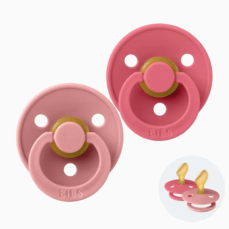 Colour dental speen - dusty pink/coral de BIBS – photo produit