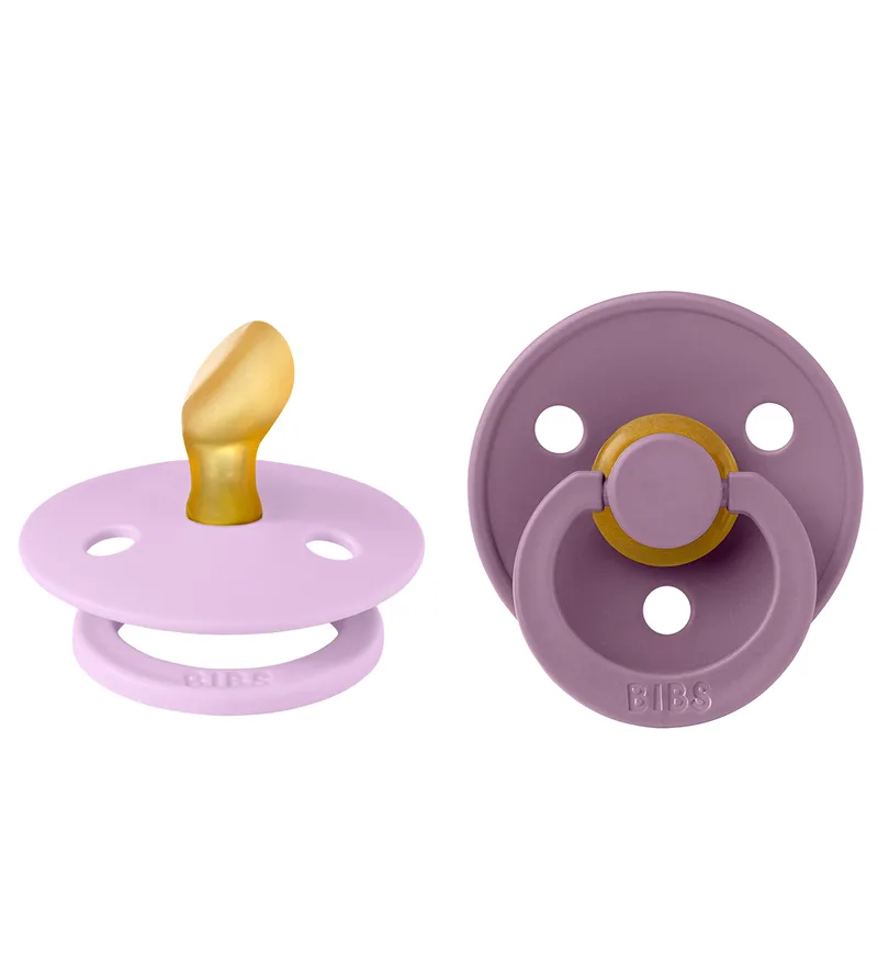 Colour Fopspenen - 2-pack - Maat 1 - Anatomisch - Violet Sk by BIBS – product photo
