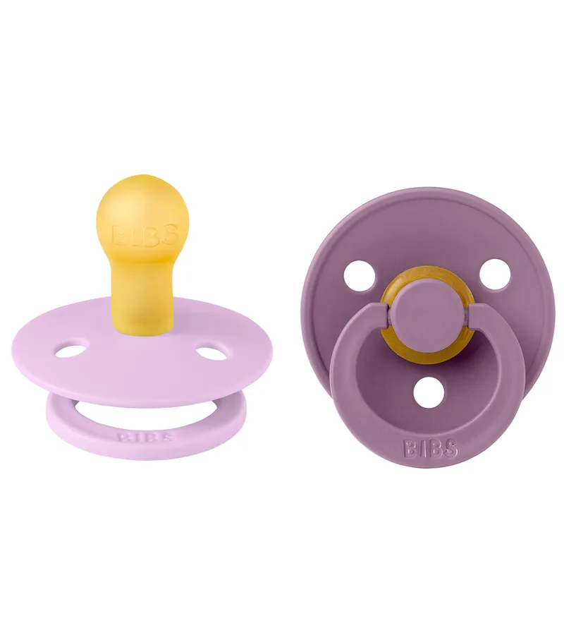Colour Fopspenen - 2-pack - Maat 1 - Rond - Violet Sky/Mauv by BIBS – product photo