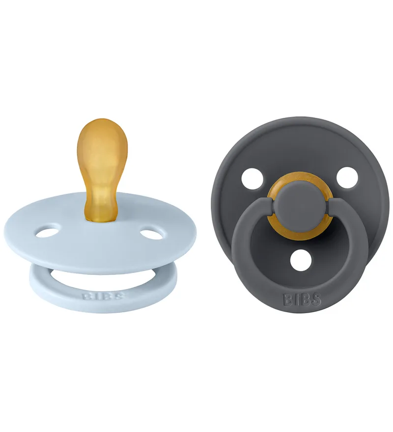 Colour Fopspenen - 2-pack - Maat 1 - Symmetrisch - Iron/Bab de BIBS – photo produit