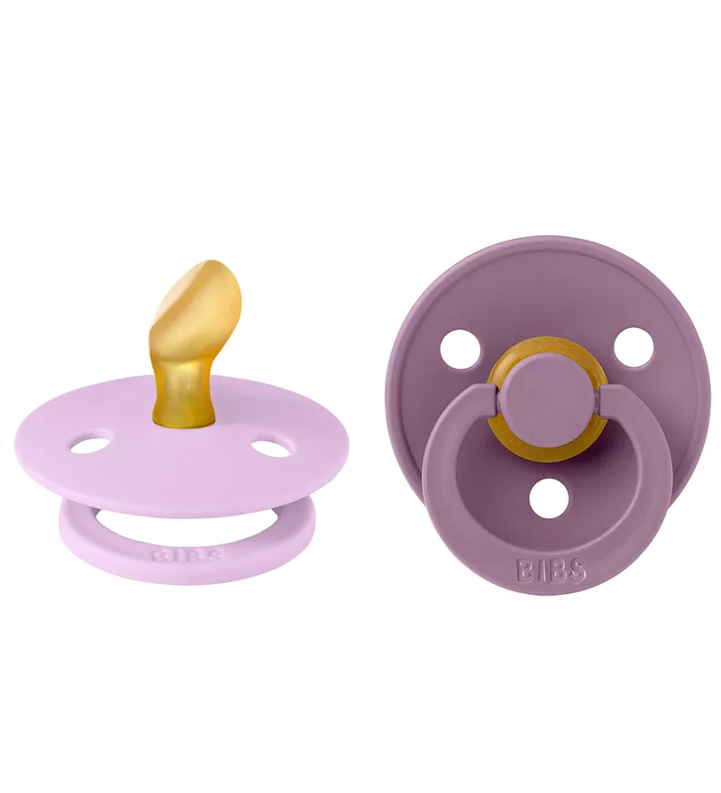 Colour Fopspenen - 2-pack - Maat 2 - Anatomisch - Violet Sk van BIBS – productfoto