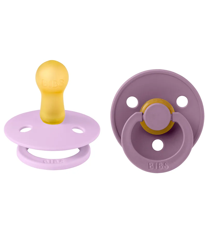Colour Fopspenen - 2-pack - Maat 2 - Rond - Violet Sky/Mau by BIBS – product photo