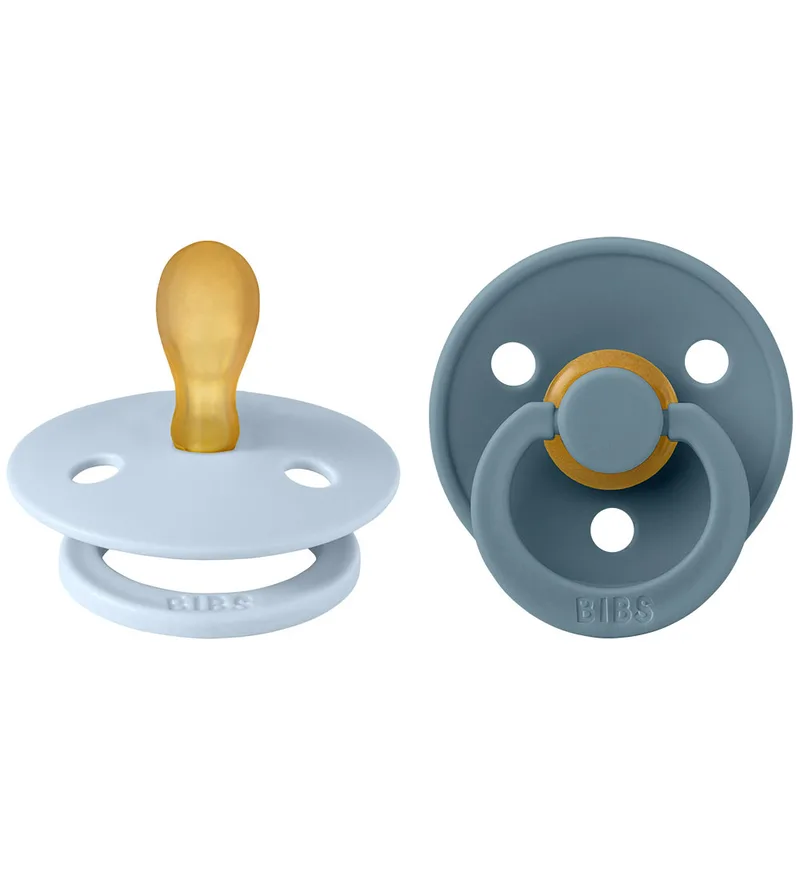 Colour Fopspenen - 2-pack - Maat 2 - Symmetrisch - Baby Blu de BIBS – photo produit