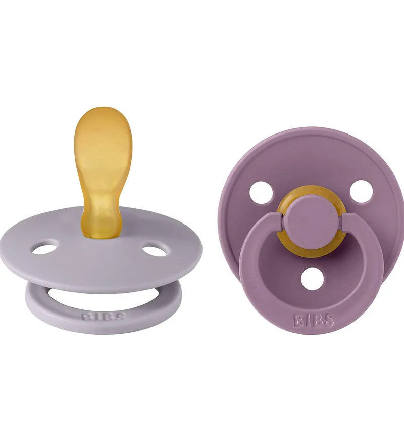 Colour Fopspenen - 2-pack - Maat 2 - Symmetrisch - Fossiel van BIBS – productfoto