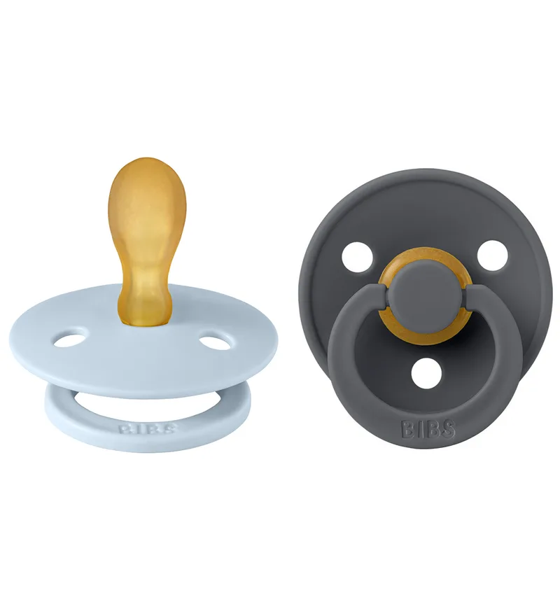 Colour Fopspenen - 2-pack - Maat 2 - Symmetrisch - Iron/Bab de BIBS – photo produit
