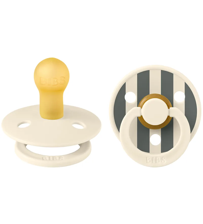 Colour Fopspenen - Maat 2 - 2-pack - Rond - Ruby Pijn Mix de BIBS – photo produit