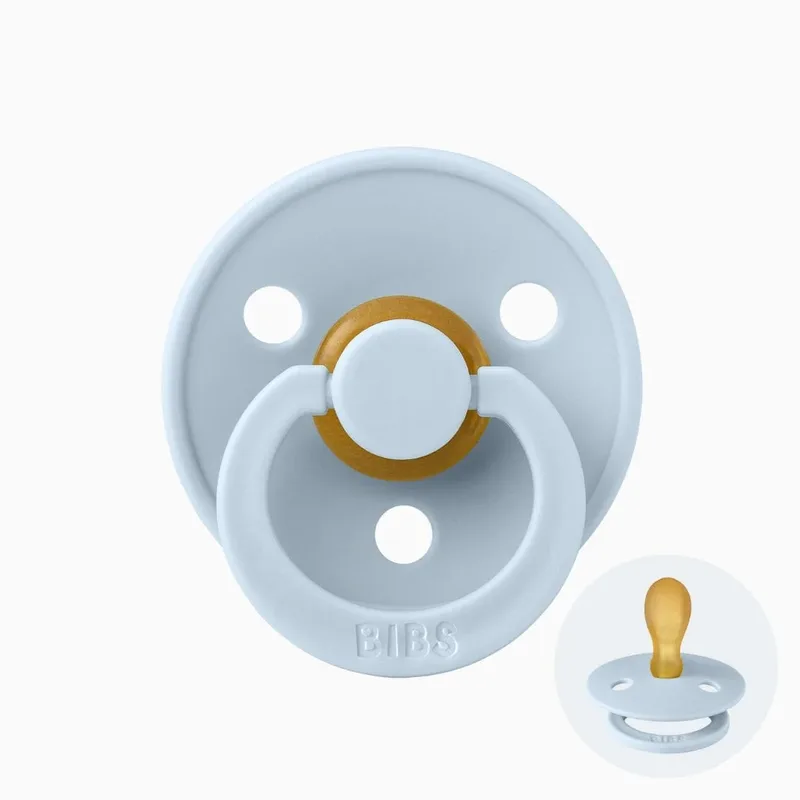 Colour symmetrische speen - baby blue de BIBS – photo produit