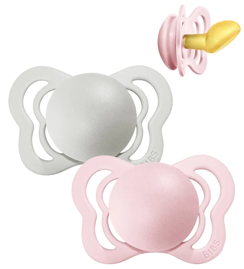 Couture Fopspenen - 2-pack - Maat 1 - Anatomisch - Haze/Blo de BIBS – photo produit