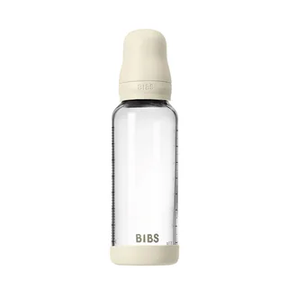 Fles - Medium Flow - 240 ml - Glas/Latex von BIBS in Elfenbein – Produktfoto 4 von 5