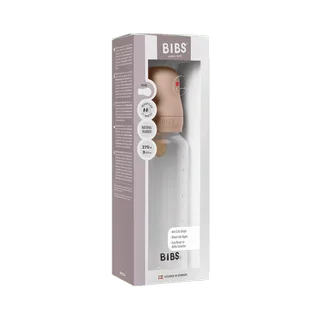 Fles - Medium Flow - 270 ml - Latex - Blush von BIBS in Rosa – Produktfoto 2 von 2