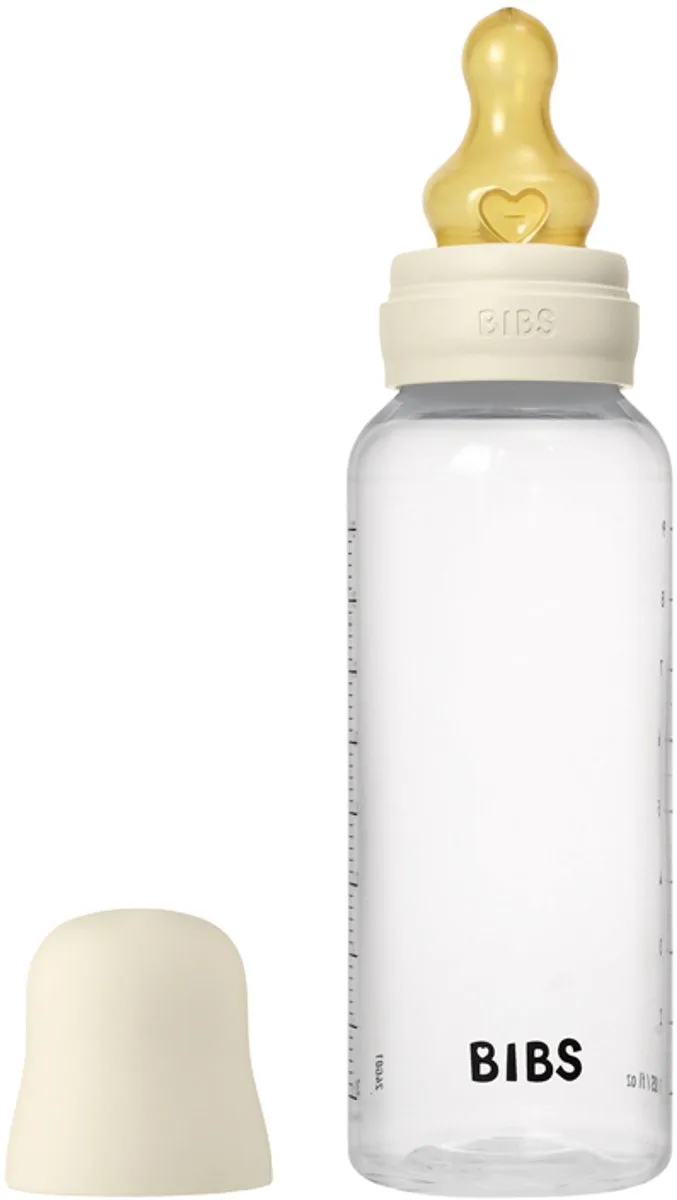 Fles - Medium Flow - 270 ml - Latex - Ivory fra BIBS i Wit off white – produktbillede