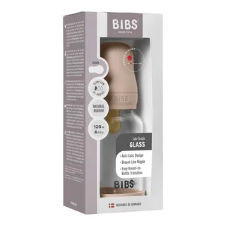 Fles - Slow Flow - 120 ml - Glas/Latex by BIBS in Blush – product photo 3 of 3