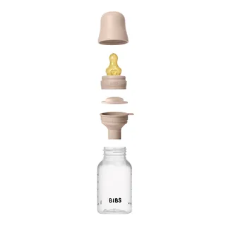 Fles - Slow Flow - 150 ml - Latex - Blush von BIBS in Rosa – Produktfoto 1 von 3