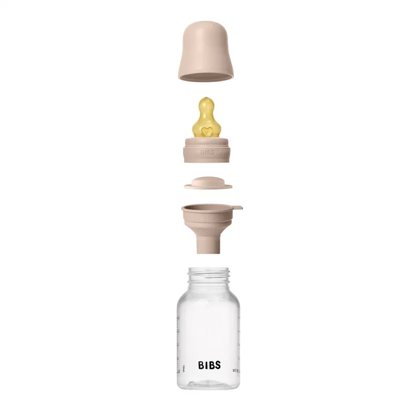 Fles - Slow Flow - 150 ml - Latex - Blush fra BIBS i Roze – produktbillede