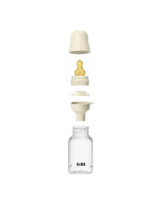 Fles - Slow Flow - 150 ml - Latex - Ivory von BIBS in Wit off white – Produktfoto 2 von 4