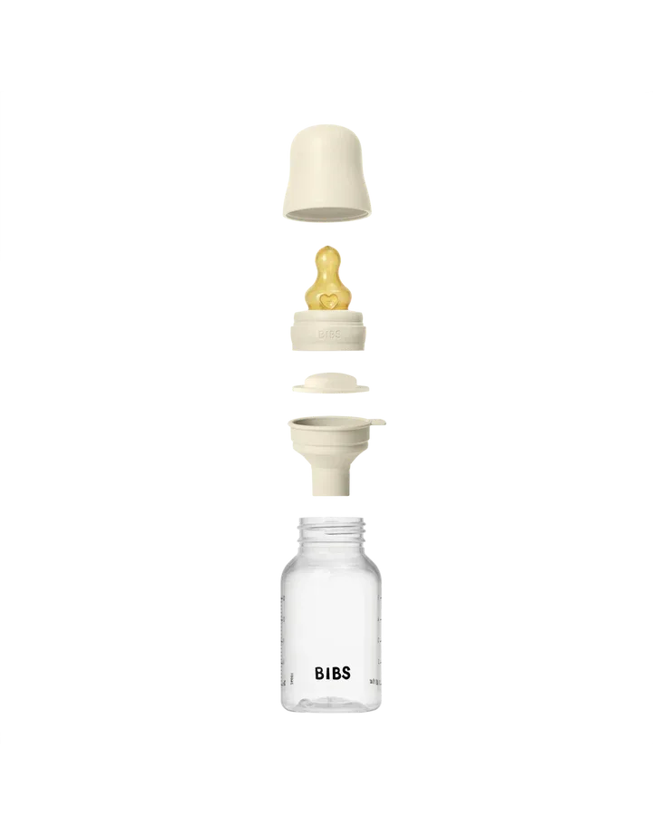 Fles - Slow Flow - 150 ml - Latex - Ivory von BIBS in Wit off white – Produktfoto 2 von 4