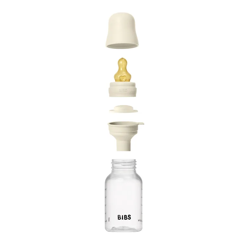 Fles - Slow Flow - 150 ml - Latex - Ivory fra BIBS i Wit off white – produktbillede