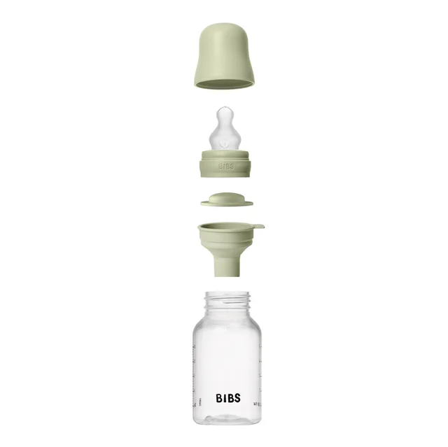 Fles - Slow Flow - 150 ml - Silicone - Sage