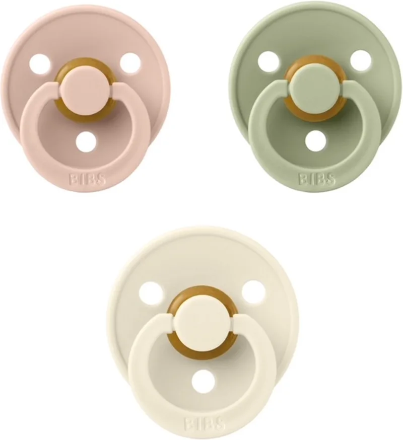 fopspeen 18+ maand set 3 stuks maat 3 by BIBS in Blush, Ivory en Sage – product photo