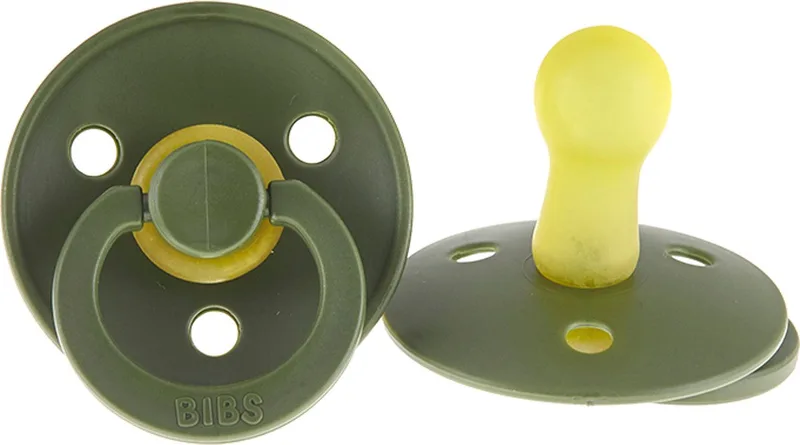 Fopspeen 6-18 mdn - (1 stuk) de BIBS en Hunter Green – photo produit