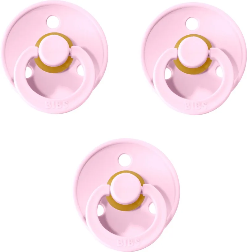 Fopspeen 6-18 mdn - (3 stuks) de BIBS en Baby Pink – photo produit