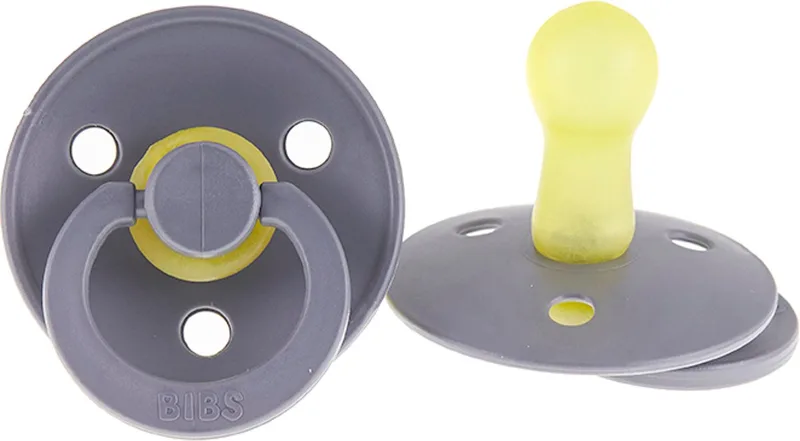 Fopspeen 6-18 mdn - Iron (1 stuk) de BIBS en Anthracite – photo produit