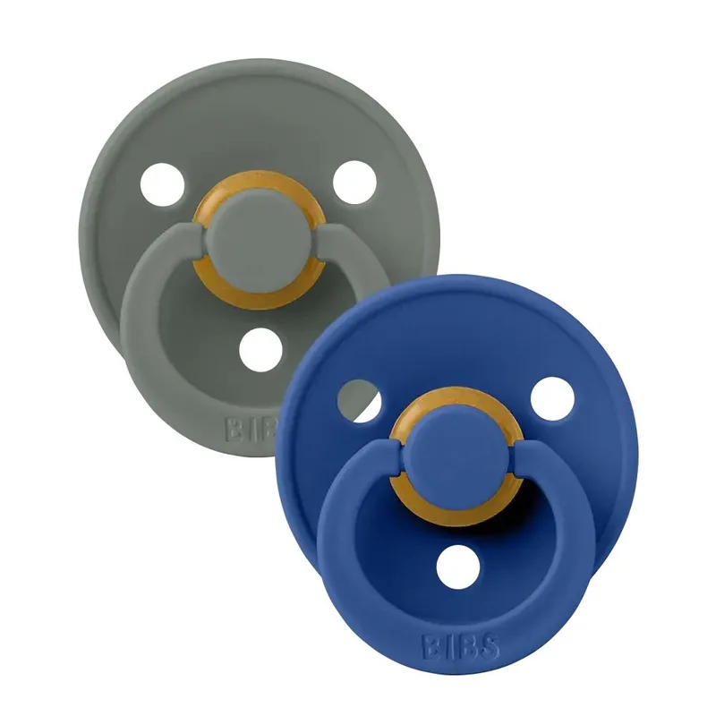 Fopspeen Bibs Colour dennengroen/korenbloem 0-6mnd 2 st. van BIBS – productfoto