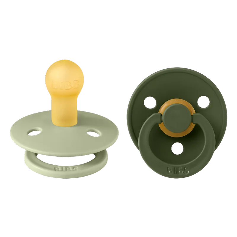 Fopspeen Bibs Sage/Hunter Green 6-18mnd 2st van BIBS – productfoto