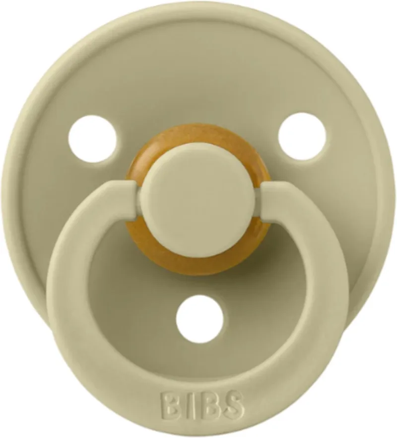 Fopspeen Latex Round 6-18mnd by BIBS in Khaki – product photo