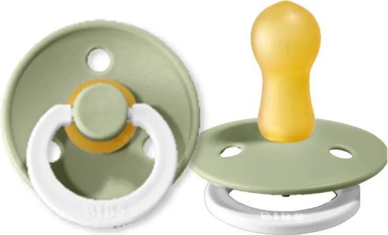 fopspeen - maat 1 0-6 maanden - 1 stuk de BIBS en Glow in the Dark Sage – photo produit