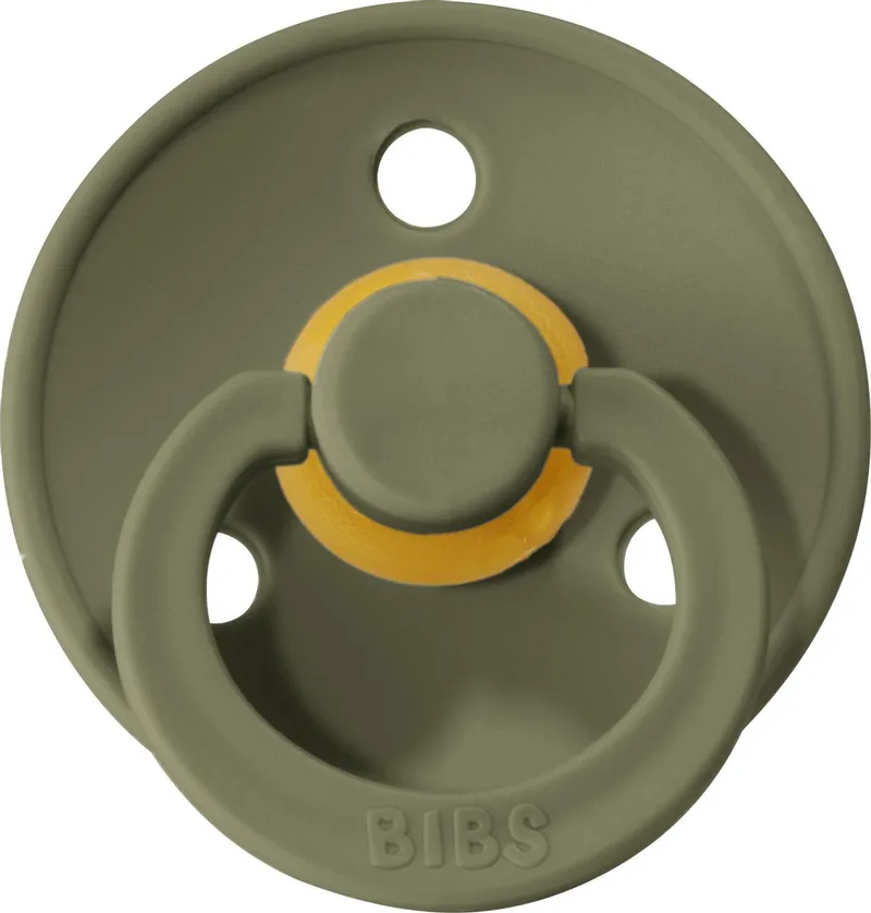 Fopspeen Maat 1 - 0-6 maanden - Green de BIBS en Olive – photo produit