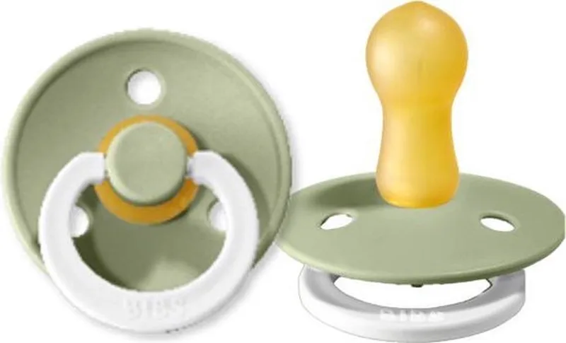 fopspeen - maat 2 6-18 maanden - 1 stuk - sage glow in the dark de BIBS en Glow in the Dark Sage – photo produit