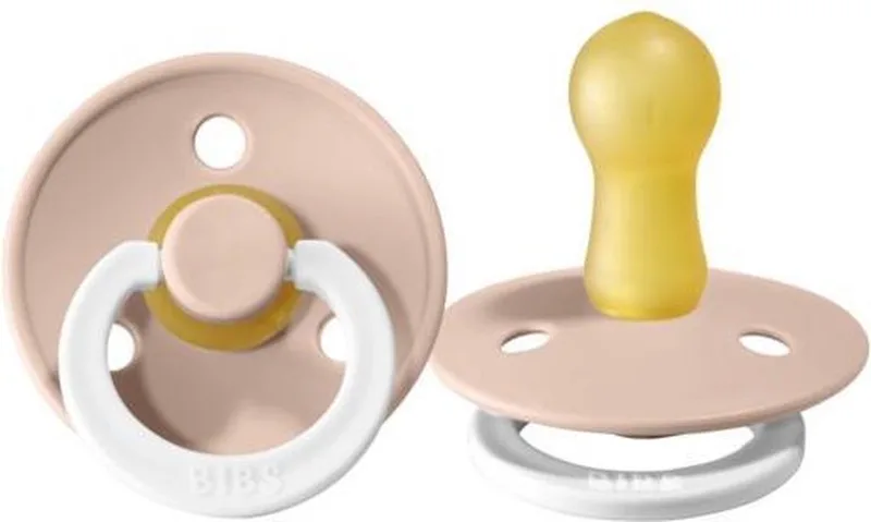 Fopspeen / oud Roze - Maat / Size 2 de BIBS en Glow in the dark Blush – photo produit