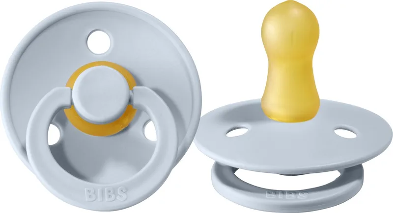 Fopspeen - Rond - 0-6 Mnd de BIBS en Baby Blue – photo produit