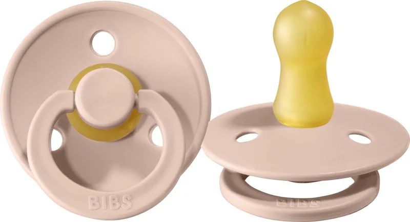 Fopspeen - Rond - 0-6 Mnd - Blush de BIBS en Rose – photo produit