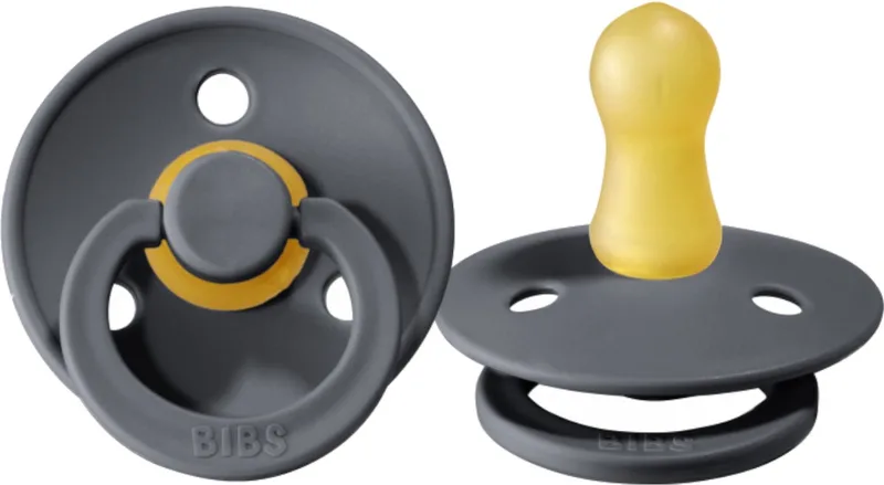 Fopspeen - Rond - 0-6 Mnd - Iron de BIBS en Grijs 1 – photo produit