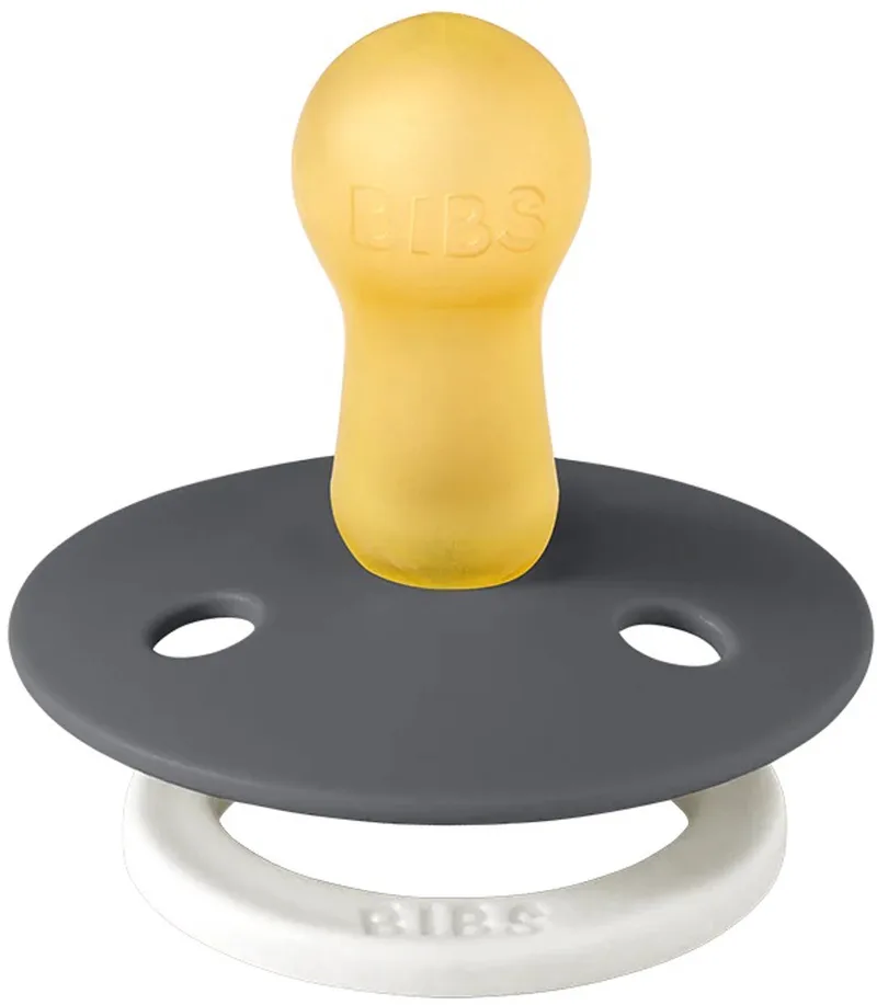 Fopspeen - Size 1 - Flow Pack - Latex - Night de BIBS en Iron – photo produit