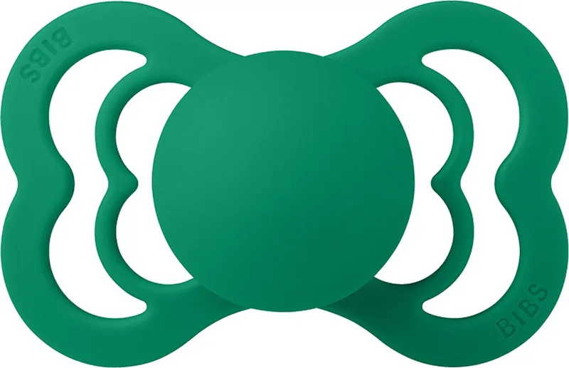 fopspeen Supreme Latex Maat 1 (0-6maanden) - 1 stuk van BIBS in Evergreen – productfoto