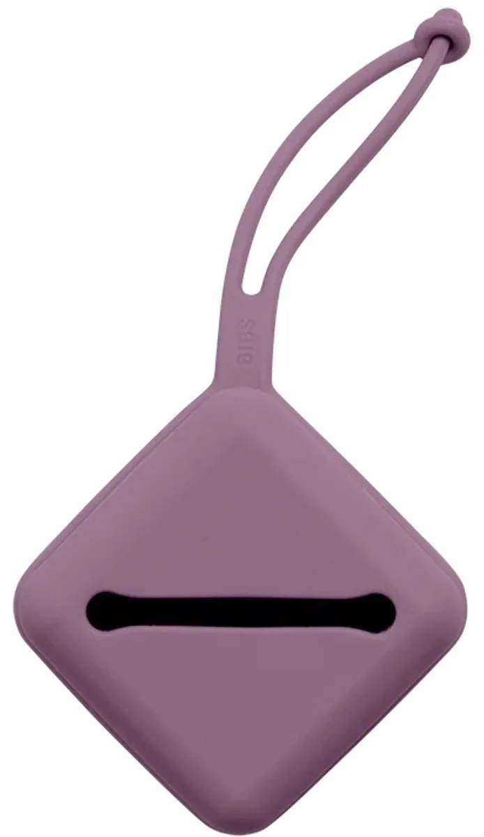 Fopspeenhouder - Siliconen van BIBS in Mauve – productfoto